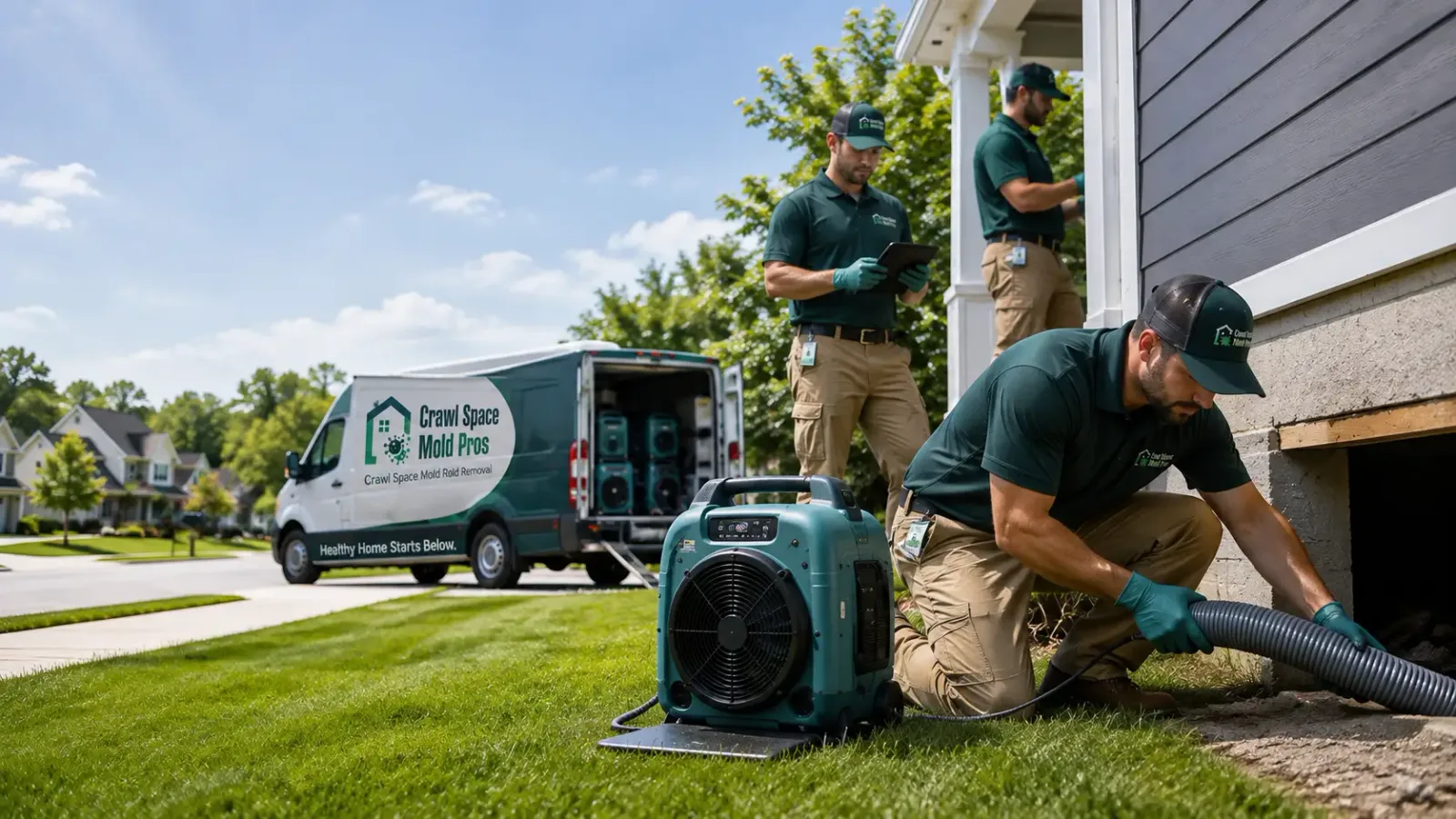 Crawl Space Mold Removal in Addyston, OH